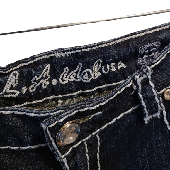 LA Idol mid-rise jeans W35 L34 - Picture 5 of 9